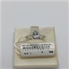 ARMONIE GIOIELLI ANELLO DA DONNA ORO BIANCO 18KT ACQUAMARINA E DIAMANTI (0624)