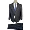 Confitalia Abito uomo Confitalia, taglia 51 DROP 0 calibrato blu a righe tono su tono,-70%.