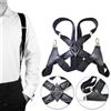 Bretelle Per Indumenti Intimi Da Uomo X Stile Clip Laterale Posteriore Con 2