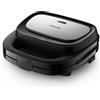 Philips Tostapane Piastra per Toast Antiaderente 750 Watt Nero/Argento HD2350/80 Philips