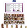 BATENGKEJI 77 Pz Inserti Filettati per Legno, M6 M8 M10 Rivetti Filettati, Bussole Boccole