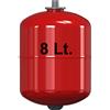 Varem Vaso di espansione per impianti solari termici Solarvarem CE 8 LT 8 BAR 130°C