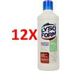 LYSOFORM 12 X Lysoform Casa Disinfetta E Pulisce Gres & Piastrelle 1100 Ml