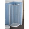 GRANISUD Cabina Box doccia in PVC SEMICIRCOLARE Rotonda 80x80 cm H 170 cm / 175 cm basso