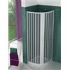 GRANISUD CABINA BOX DOCCIA PVC SEMICIRCOLARE APERTURA CENTRALE SCORREVOLE 80x80 / 75x75