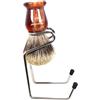 Supporto per pennello da barba in metallo per salone di bellezza e casa,