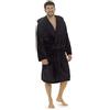 A2Z Uomo Vestaglia Super Soft Lusso Sherpa con Cappuccio Flanella Pile Bagno