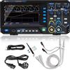 PeakTech 1400, Oscilloscopio digitale compatto a 2 canali, Oscilloscopio con larghezza di banda di 5 MHz, velocità di campionamento di 100 MS/s, connessione USB, incluso software per PC, Nero