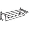Gedy Project Mensola in Acciaio Inox, Cromo Lucido, 50 x 25 x 16,5 cm