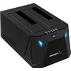 SABRENT Docking Station SSD/Hard Disk esterno/HDD 2.5/3.5 pollici USB C 2 slot