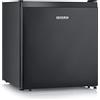 SEVERIN Mini Frigo Nero, 45 Litri, Scomparto Freddo 5L, Silenzioso (39 dB), Classe E, Porta Reversibile, Ripiano Removibile, Cavo Lungo 171cm, 44,5 x 46,8 x 50,0 cm - KB 8879