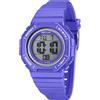 Sector No Limits Orologio Sector Ex-50 R3251314502 watch Silicone Viola Digitale crono New Donna