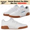 Reebok Workout Plus bianco blu rosso 100244983 taglia uomo