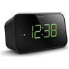 Philips Orologio Sveglia Digitale LED con Radio Funzione Snooze Nero TAR3306/12 PHILIPS