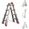 MARCHETTI - CARDINALE SCALA ALLUMINIO TELESCOPICA MULTIFUNZIONE GRADINI 6+6 SQUADRA PIU' 150KG MARCHET