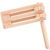 Goki Gollnest & kiesel - Raganella Doppia in Legno Naturale