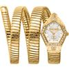 Just Cavalli Orologio Donna JUST CAVALLI SIGNATURE JC1L304M0025 Acciaio Gold Dorato Serpente
