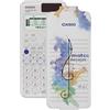 Casio FX-991SP CW - Calcolatrice scientifica illustrata con nota musicale, consigliata per il curriculum spagnolo e portoghese, 5 lingue, oltre 560 funzioni, solare, colore bianco