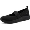Jana Damen Ballerina Strap Vegan 8-22183-46, Donna, Nero, 41 EU