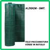 Lif telo da pacciamatura verde per orto giardino antierbacce antiradice h.210cmx5mt
