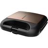 BLACK+DECKER BXSA753 - Sandwich Maker, 750W, piastre grill antiaderenti, 21,5x12