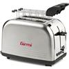 Girmi TP57 Tostapane, 800 W, Corpo e pinze INOX, Ampie fessure per toast farciti