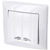 HAVA Interruttore da incasso in serie, LED, terminale di collegamento, all-in-one, se