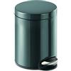 Durable 341058 - Cestino cilindrico a Pedale 5, Acciaio Verniciato, capacità 5 L