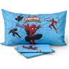 Caleffi Lenzuola Caleffi Spiderman Warrior singolo completo letto una piazza cotone 100%