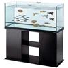 Hydor Mobile per Acquari STAND CAYMAN 110, in Legno, Ante Push-Pull, Resistente all'Acqua, Piedini Regolabili, Nero