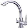 FILTRIACQUAITALIA Rubinetto 3 Vie Depuratore Acqua Osmosi Inversa Calda Fredda Filtrata