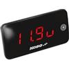 Koso Slim Line Nuova Generazione Voltmetro + Termometro Rosso