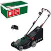 Bosch Rasaerba a batteria ROTAK18V2-43 senza batt./caric. | larghezza di taglio: 43 cm, altezza di taglio: 30-75 mm, sacco raccoglierba in tessuto da 40 l, tappo per pacciame