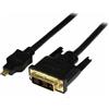 StarTech 2m Male to Male Micro HDMI to DVI-D Cable