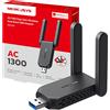 Tp-Link MA32H Wifi USB Ac1300Mbps, Chiavetta Wifi per PC Fisso, 2 Antenne Ad Alt
