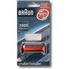 Braun Scherfolie metallizzato rosso CruZer