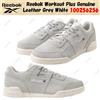 Reebok Workout Plus vera pelle grigio bianco 100256256 taglia uomo