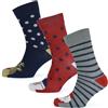 A2Z 4 Kids A2Z 3 Confezione Uomo Donna Novità Natale Motivo Calzini Moda Morbido