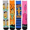 A2Z 4 Kids Uomo Calzini 4 Confezione Flintstones Caviglia Licenza Ufficiale Morbido Scarpe