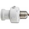 Maclean Mce21w Portalampada con attacco E27, con sensore crepuscolare e timer