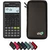 Casio fx-82ES Plus 2nd edition con Custodia Protettiva WYNGS inclusa Nero - Calc