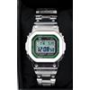 Casio Orologio Uomo Casio G-SHOCK GMW-B5000D-3JF Full Metal Silver Green Digitale R...