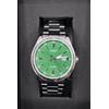 Casio Orologio Uomo CASIO Collection MTP-1302D-3AJF Verde x Argento Quadrante Scuro...