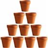 OUNONA 10 pezzi 4,5 x 4 cm piccolo mini vaso di terracotta argilla ceramica Cera