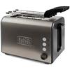 BLACK+DECKER BXTOA900E Tostapane, 900 W, Acciaio Inossidabile, Grigio (N1g)