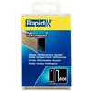 Rapid Confezione da 3600 Graffe N.606/30 per Fissaggio di Materiali Rigidi, List