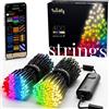 Twinkly Strings 400 LED RGB+Bianco, Striscia di Luci LED per Esterno e Interno,