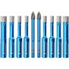 BRSCHNITT Punte Trapano Diamantate 6mm*2+6mm*4+8mm*2+10mm*2- BRSCHNITT foretto diamantato