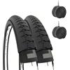 Country 2 COPERTONI NERO + 2 CAMERE FURGONCINO CARRETTO BICI 26 X 2 X1 3/4 (54 - 571)