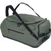 EVOC DUFFLE BAG 60, borsa sportiva (tarpualina impermeabile e 100% priva di PVC, spallacci imbottiti, volume: 60 l, peso: 965 g, dimensioni: 60 x 34 x 30 cm), Dark Olive - Black